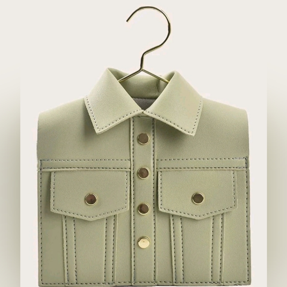 Stylish Green Jacket Purse